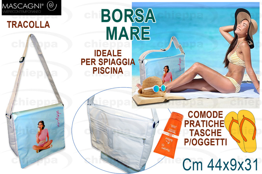 BORSA MARE CELESTE   20FM600$*