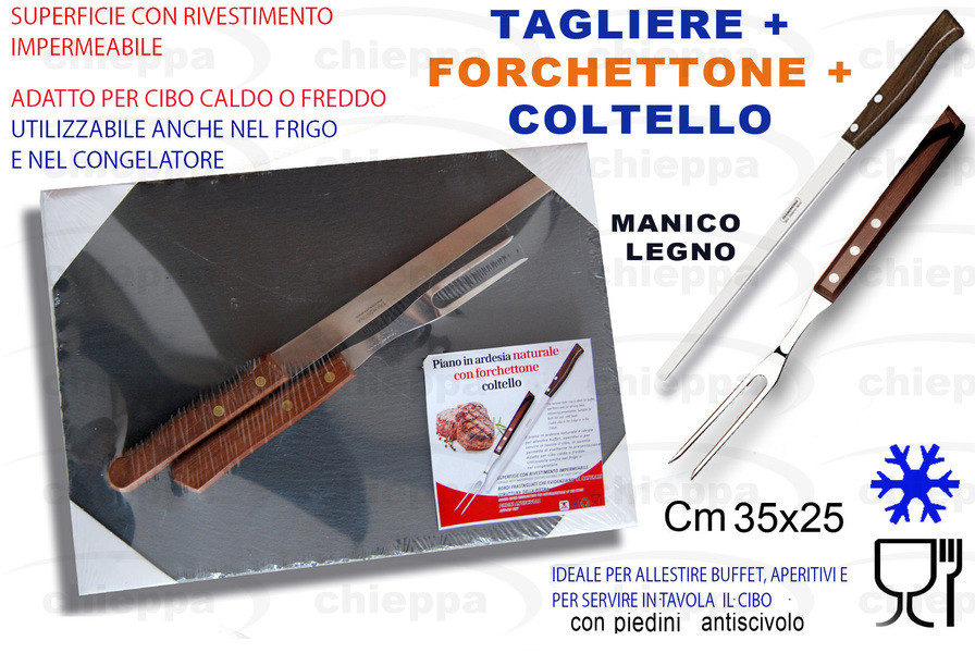 RETTANG. +COLTELLO+FORCHETTONE