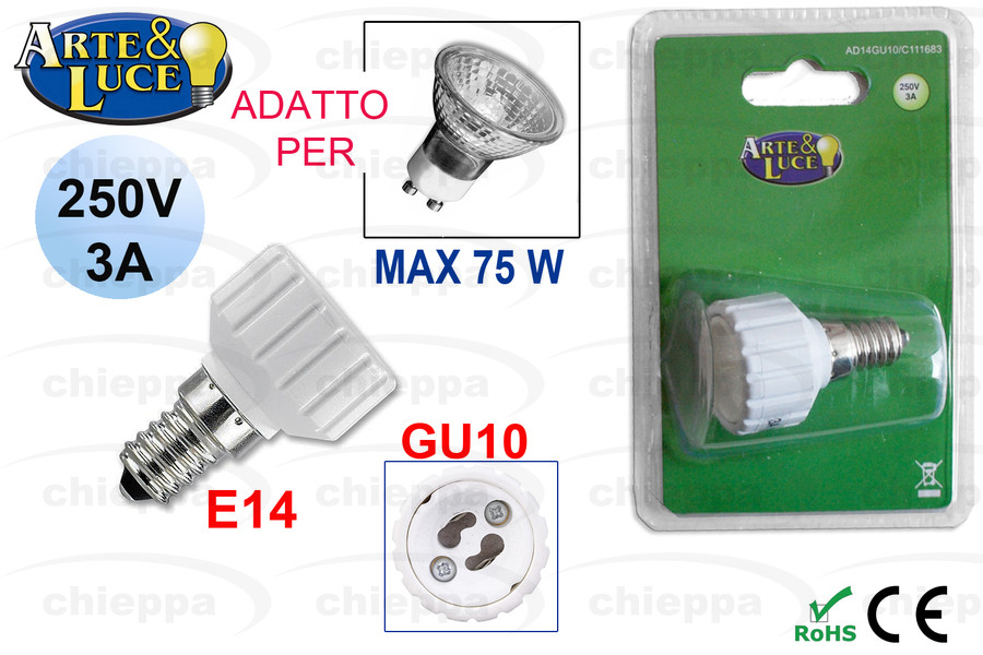 ADATT.P/LAMP.E14/GU10 C111683*