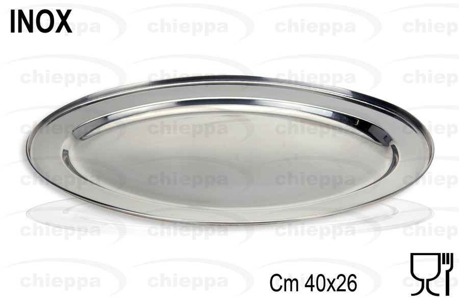 VASSOIO OVAL 40INOX A12150030*