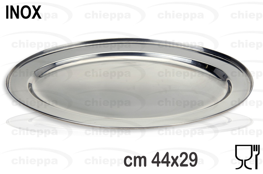 VASSOIO OVAL 44INOX A12150020*