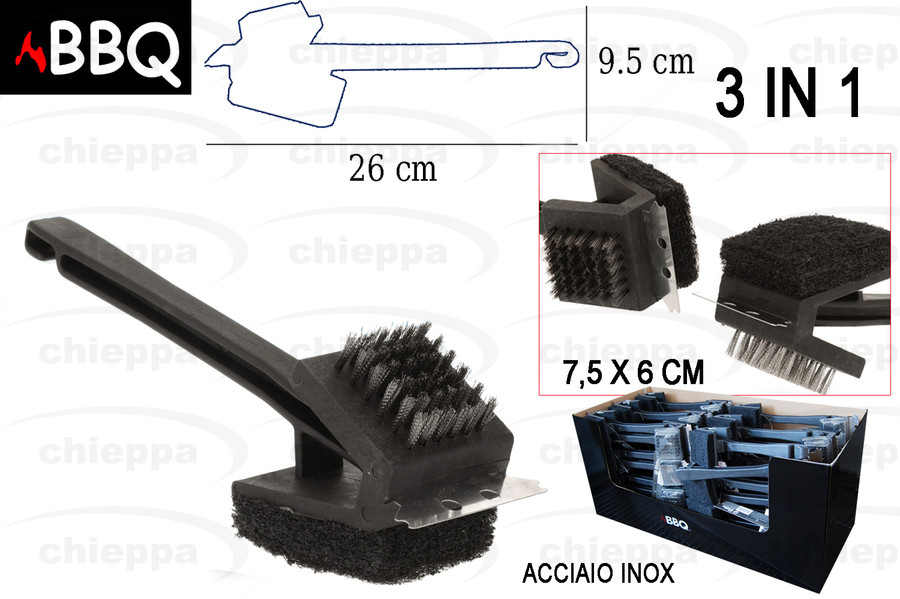 SPAZZOLA BBQ 3IN1    YL7160000