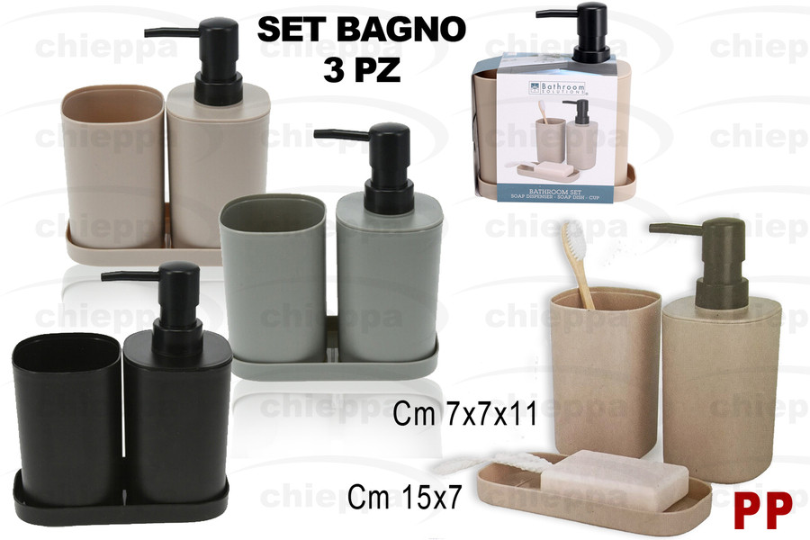 BAGNO SET 3PZ ASS.TO 101004520