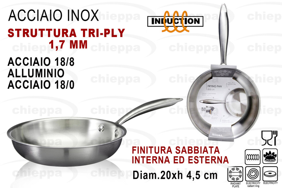 PADELLA 20 INDU.INOX C85000420
