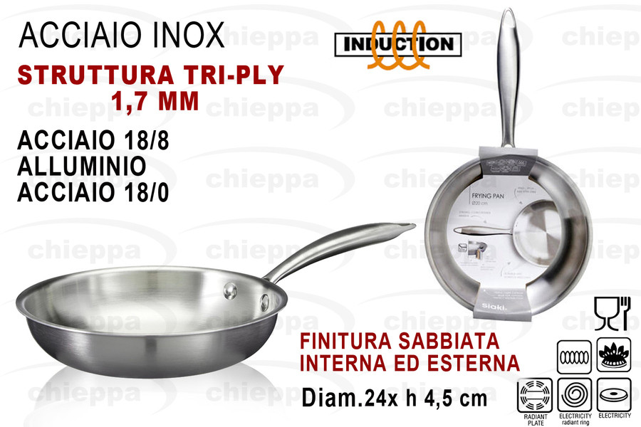 PADELLA 24 INDU.INOX C85000430