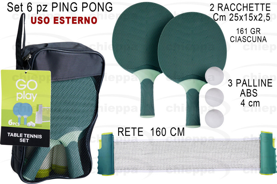 KIT PING PONG 6PZ    479100130