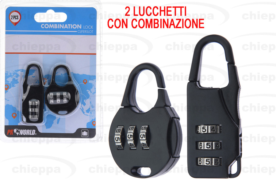 LUCCHETTO 2PZ TRAVEL CY8920160