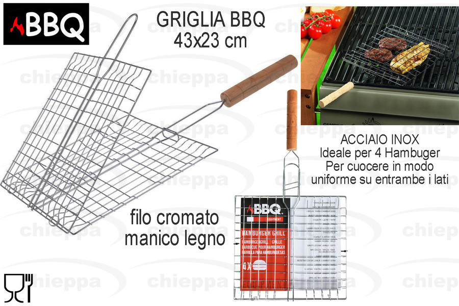 GRATICOLA BBQ 43X23  C83500230