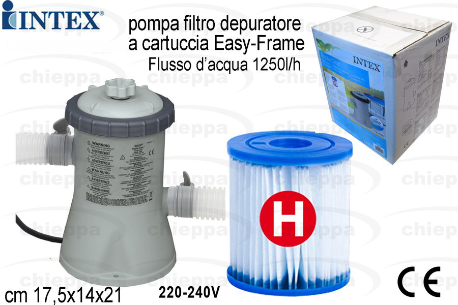 POMPA PISCINA + FILTRO H 28602