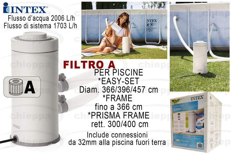 POMPA PISCINA + FILTRO A 26604
