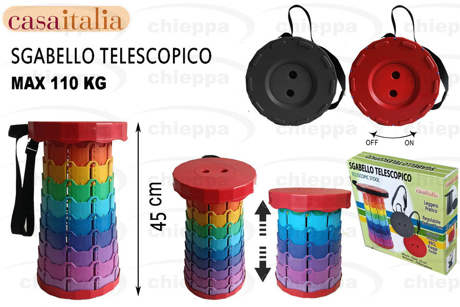 SGABELLO TELESC.25X45  C113768