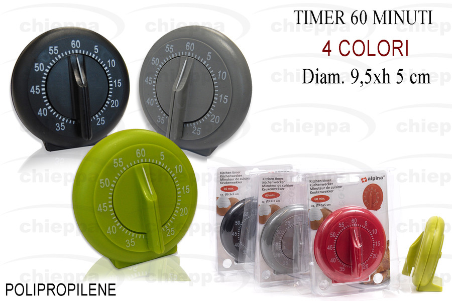 TIMER CUCINA 9,5X5 ASS.  15800