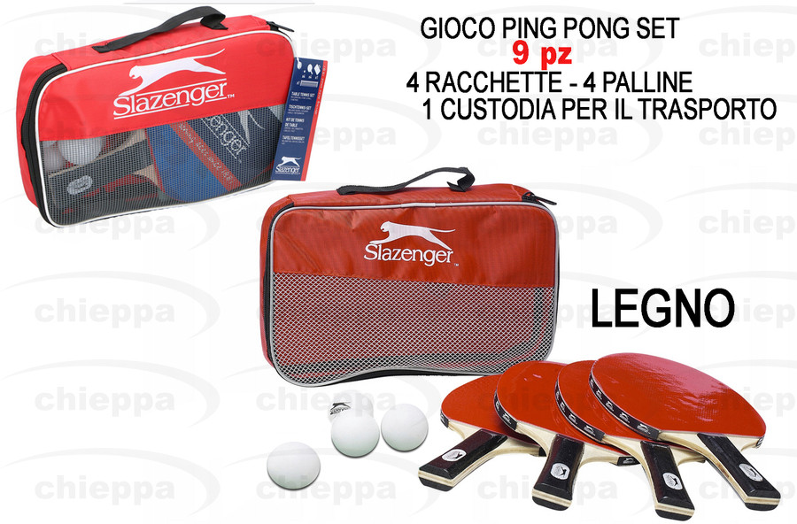 GIOCO PING-PONG SET 9PZ  22254