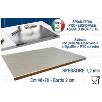 TAGLIERE 48X70X1,2 INOX   1110