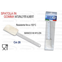 SPATOLA 26 GOMMA BIANCA  FV694