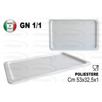 VASSOIO 53X32,5 POLIES.BIANCO*