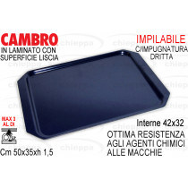 VASSOIO 50X35 BLU CAPRI 3550SH