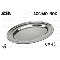 VASSOIO 45 OVALE C/B INOX 1100