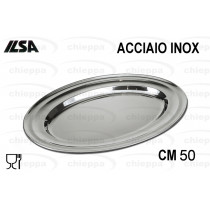 VASSOIO 50 OVALE C/B INOX 1100