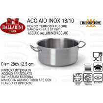 CASSER.28 2M MEDIA INOX   9218