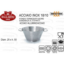 COLAPASTA 50 CONICO INOX  9060