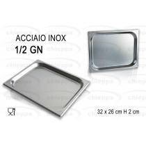 TEGLIA INOX 1/2 GN H20 TG12020