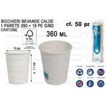BICCH.50PZ 360ML BIANCO 228.97