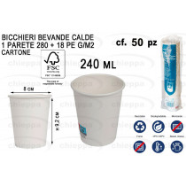 BICCH.50PZ 240ML BIANCO 228.96