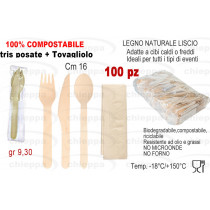 TRIS POS.LEGNO 100PZ+TOV220.42