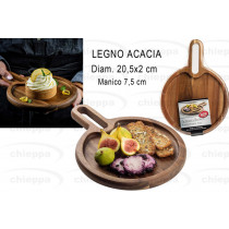 TAGLIERE 20,5X2  ACACIA  11524