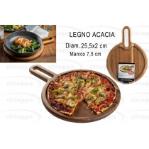TAGLIERE 25,5X2  ACACIA  11525