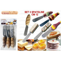SPATOLE SET 3PZ 12 CM ASS.TO**