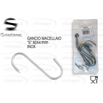 GANCIO A S 80X4 INOX SAC. 1329