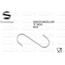GANCIO A S 160X5 INOX SAC.1329