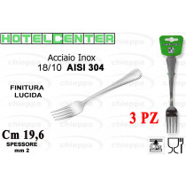 FORCH.TAV.3PZ 2MM 18/10 GALLES