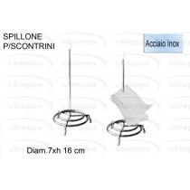 SPILLONE P/SCONTRINI INOX    =
