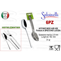 CUCCH.FRUTTA 6PZ INOX  GINEVRA