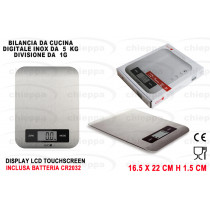 BILANCIA DIG.KG5  INOX  033368