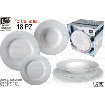 TAVOLA 18PZ WHITE JOLI C113789