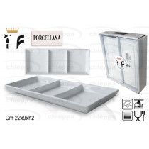 PIATTO 22X9RET.3SCO.BCO 507563