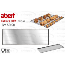 VASSOIO 50X20 PASTICCERIA INOX