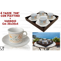 THE 4 PEZZI + PIATTI+VASSOIO**