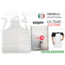 GREMBIULE C/PETT.75X90 COTONE*