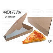 PIZZA SCATOLA TRIANG.19X17X4 *
