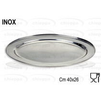 VASSOIO OVAL 40INOX A12150030*