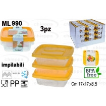 CONT.3PZ FRIGO 17X17 024000800