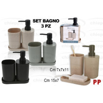 BAGNO SET 3PZ ASS.TO 101004520