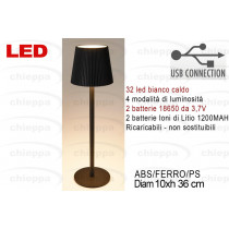 LAMPADA LED NERA USB ANC000700