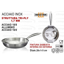PADELLA 28 INDU.INOX C85000440