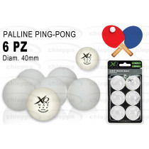 PALLINE PINGPONG 6PZ 8FC000026